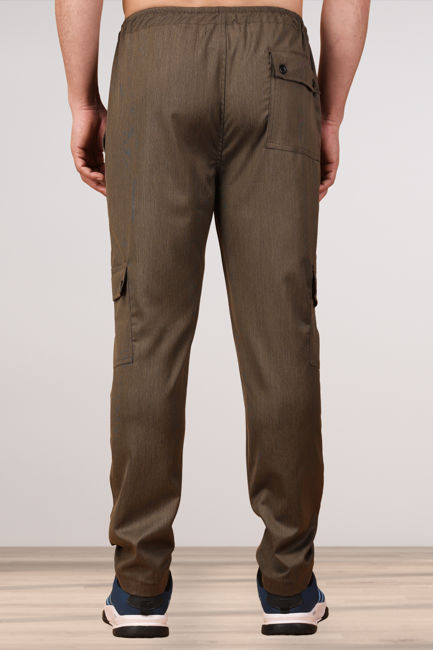 Cinnamon Textured Stretchable Cargo