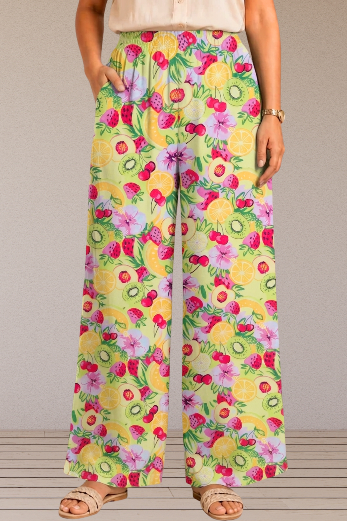 Citrus Splash Cotton Lounge Pants