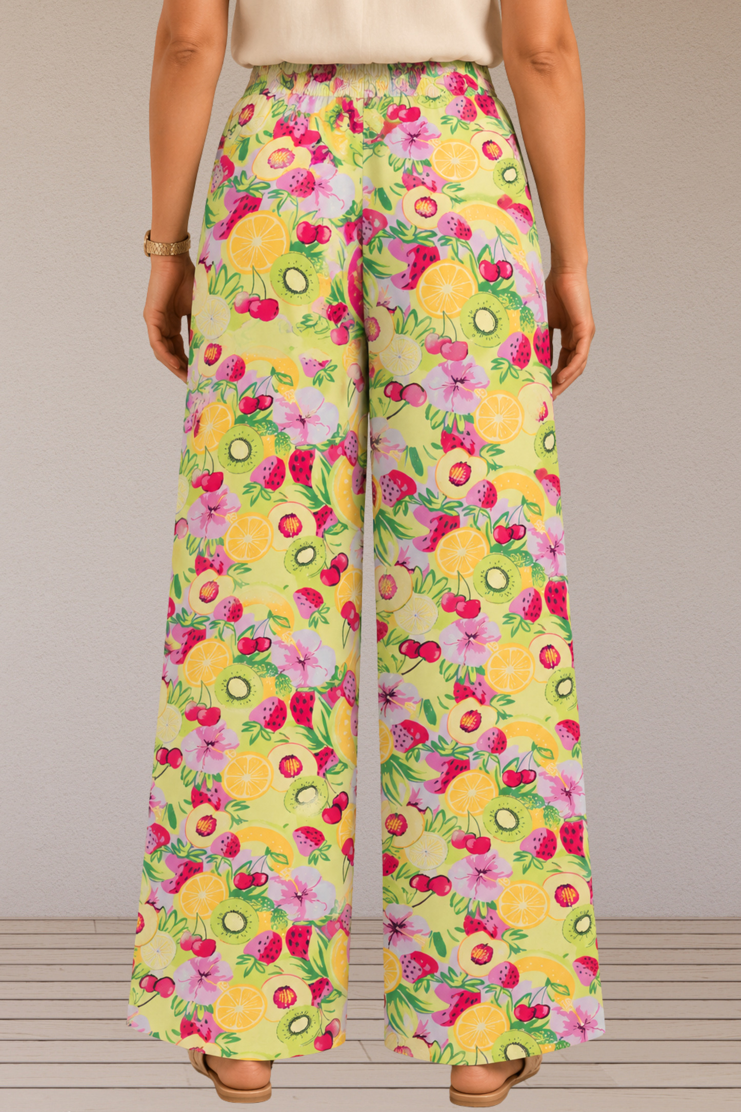 Citrus Splash Cotton Lounge Pants