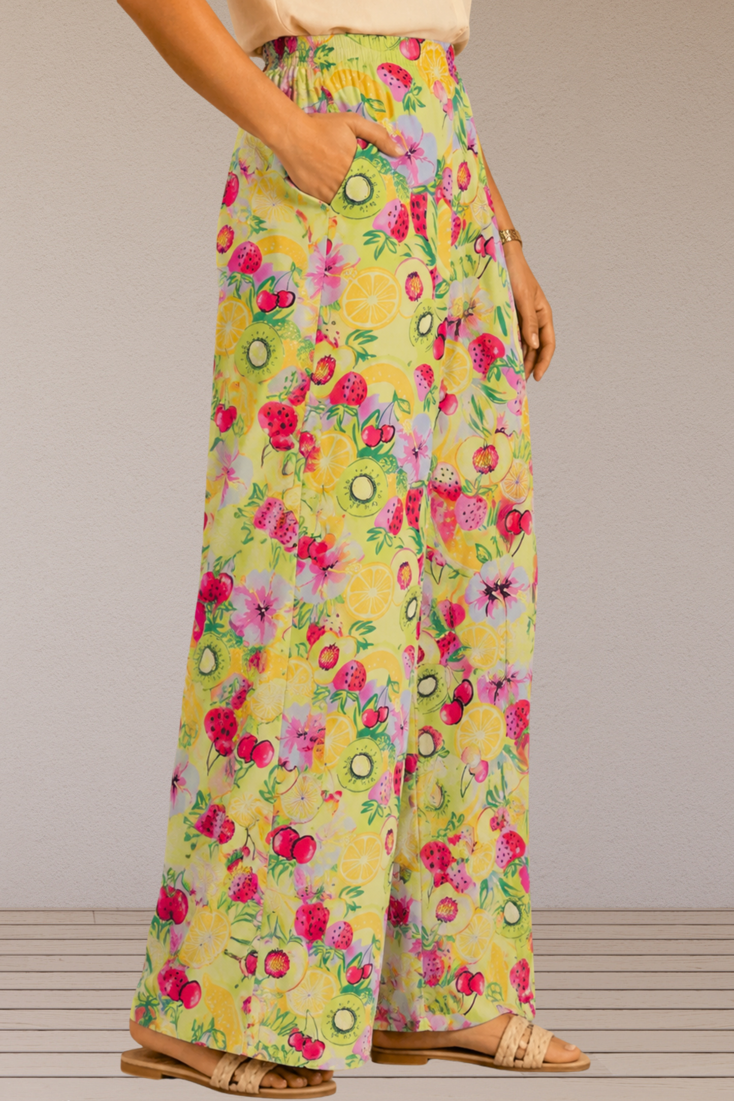 Citrus Splash Cotton Lounge Pants