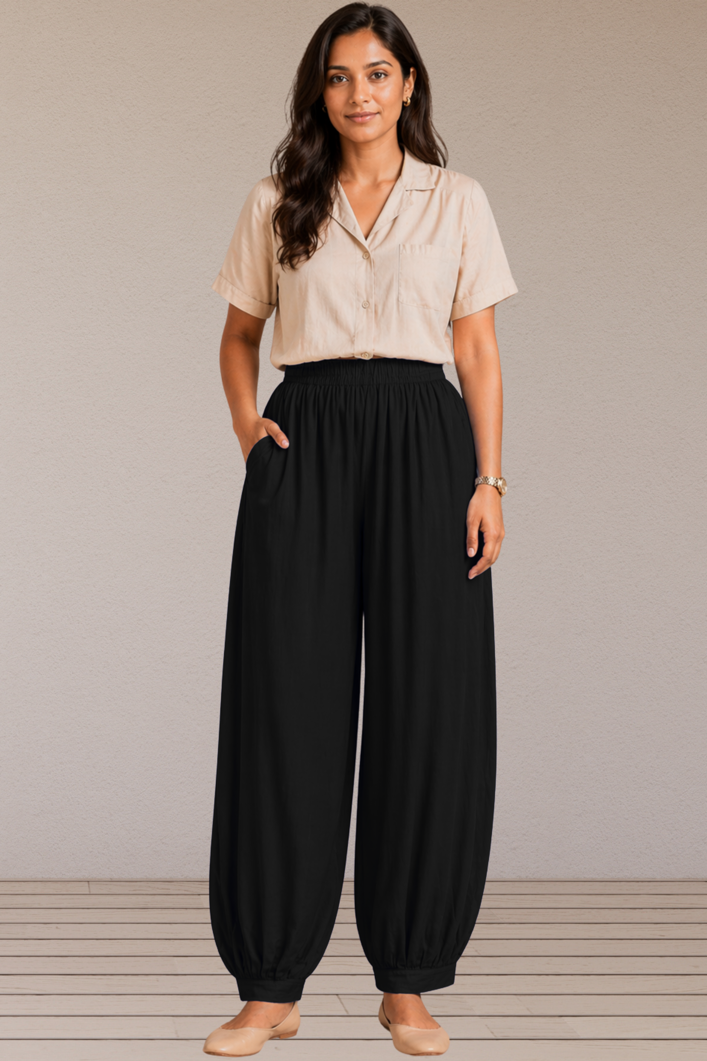 Classic Black Afghani Pants