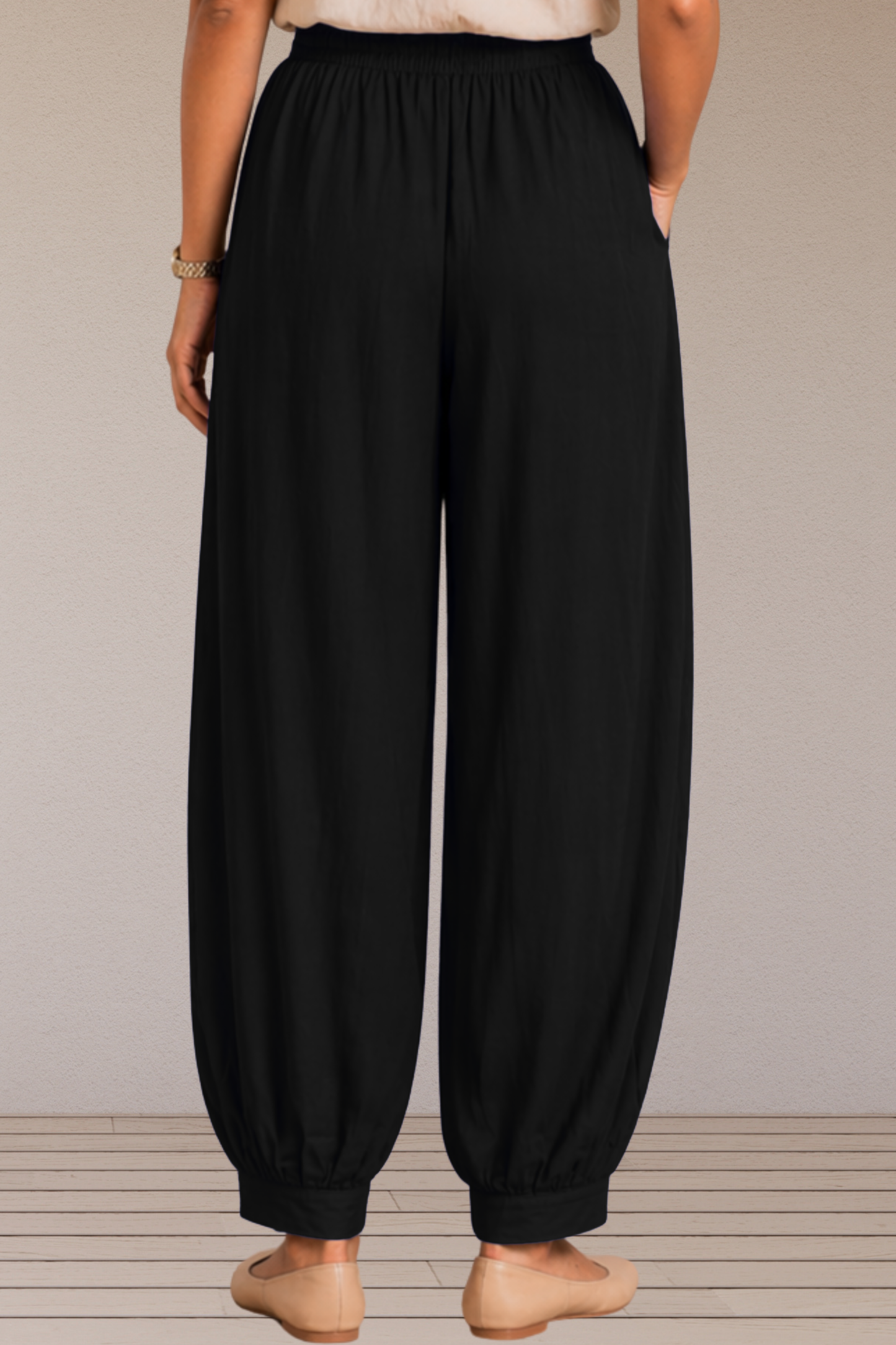 Classic Black Afghani Pants