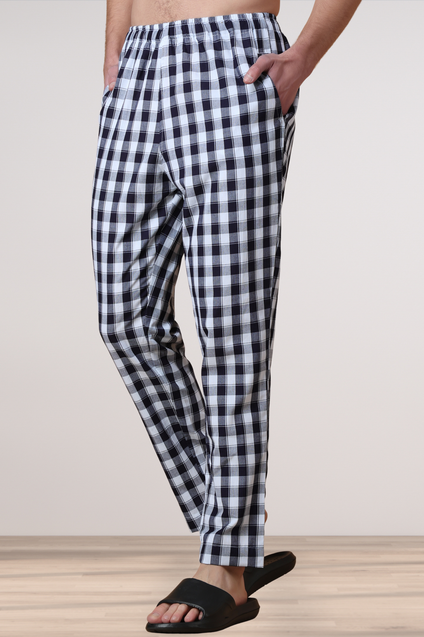 Classic Black Checked Cotton Pajama