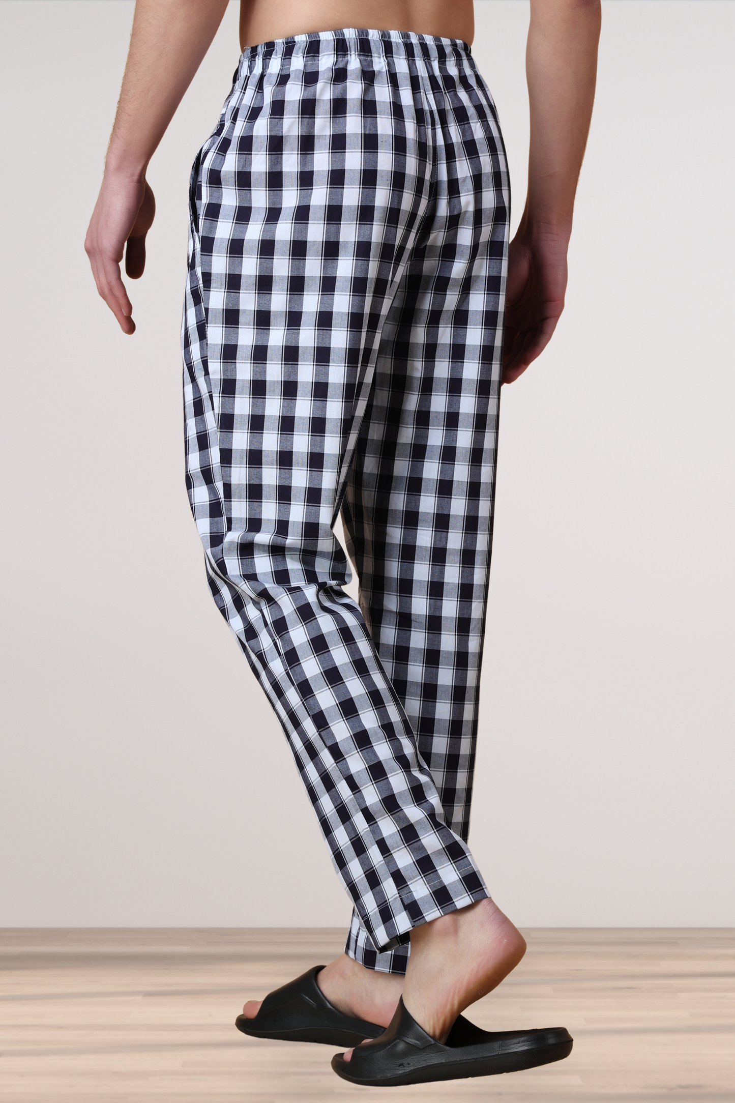 Classic Black Checked Cotton Pajama