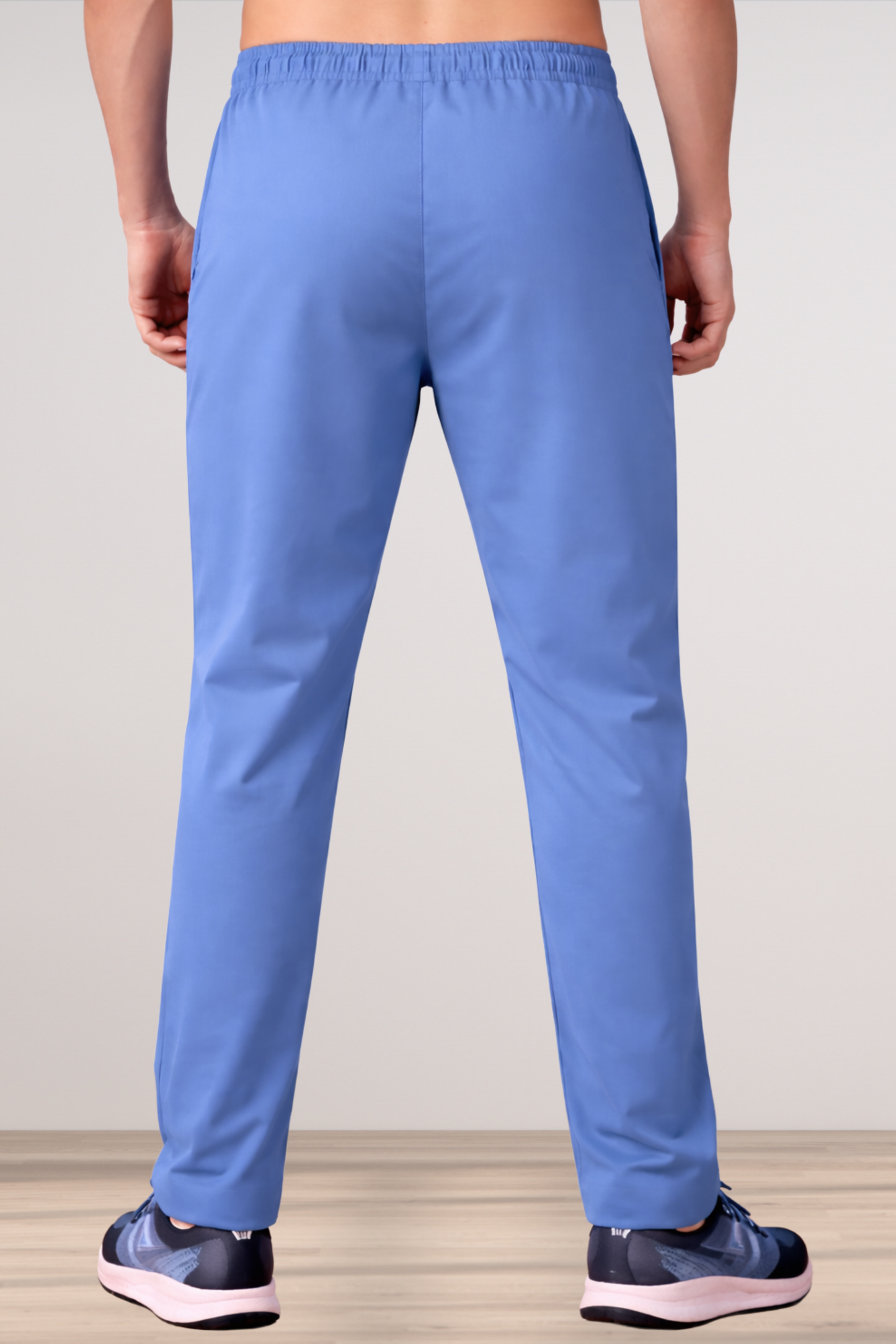 Cobalt Blue Stretch Track Pants