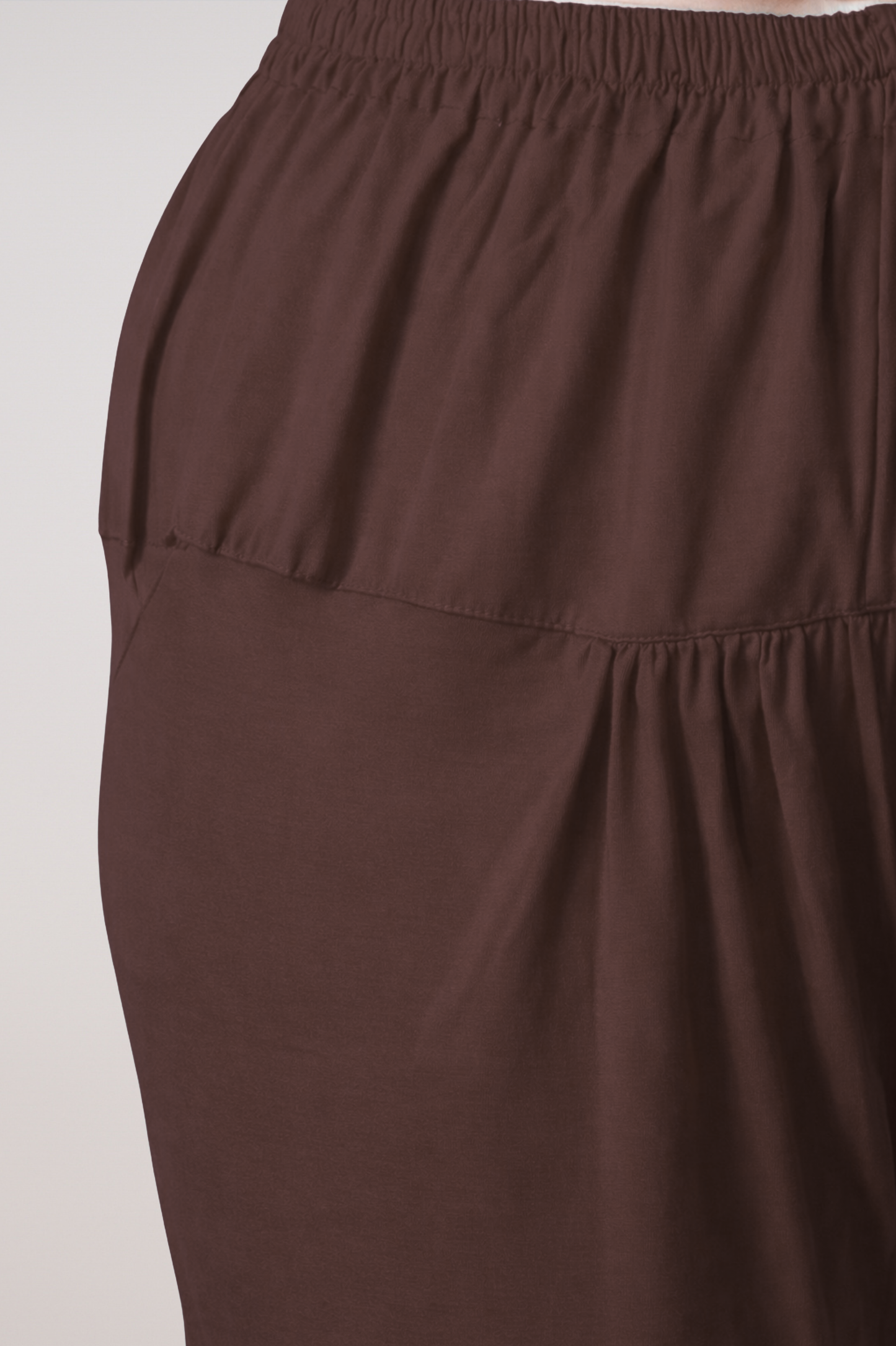 Coffee Cotton Churidar Pants