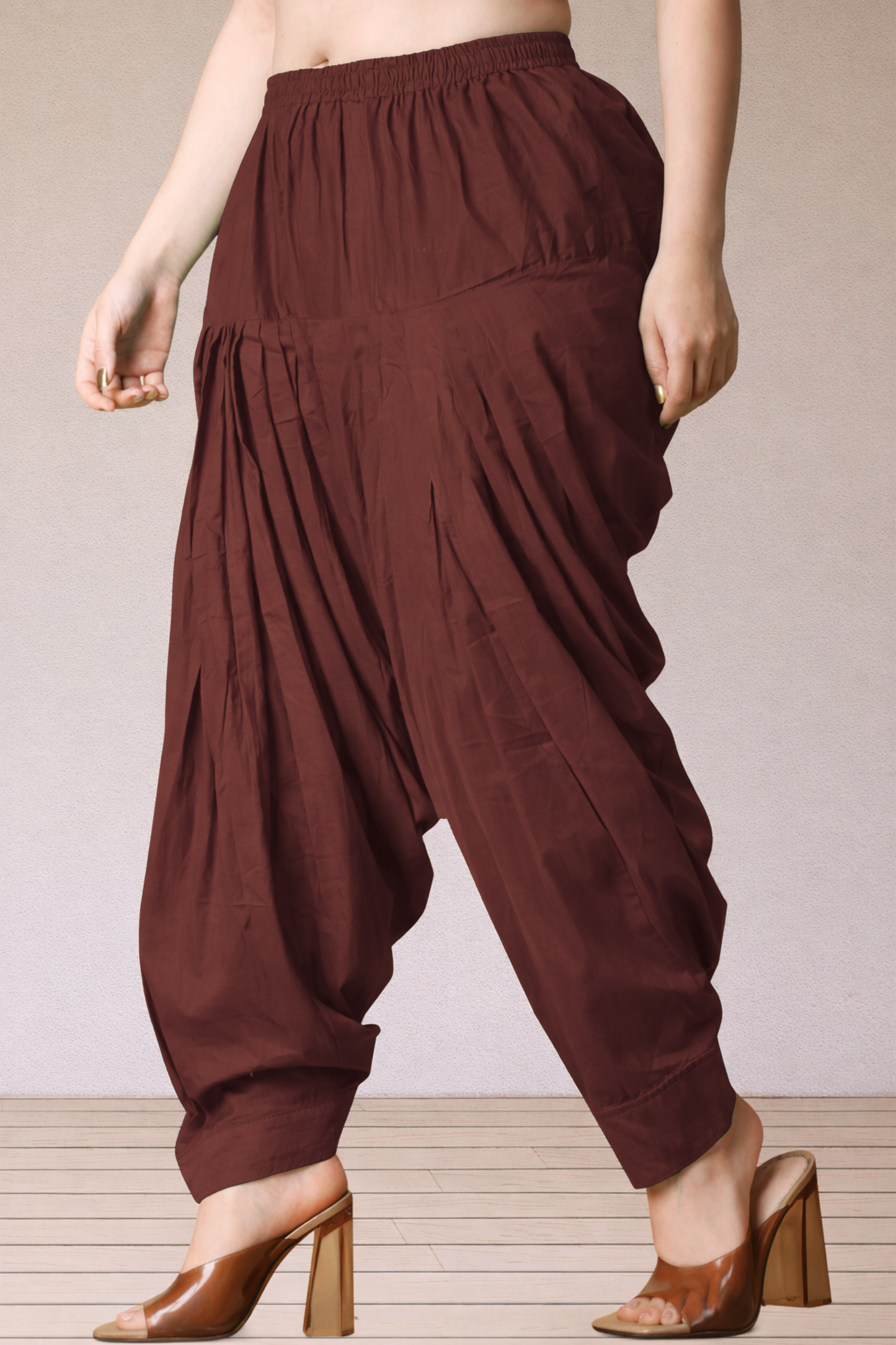 Coffee Cotton Patiala Salwar
