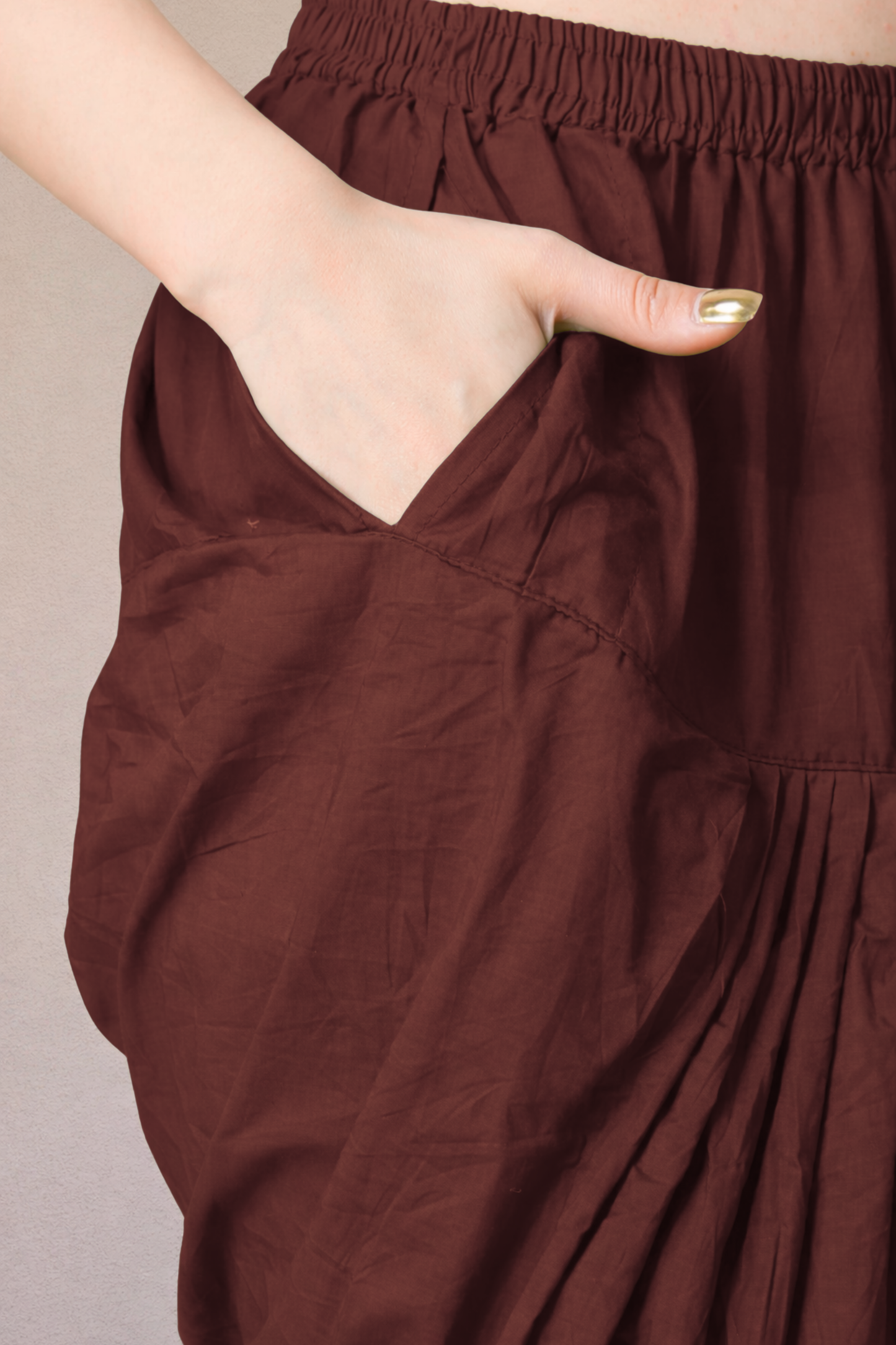 Coffee Cotton Patiala Salwar