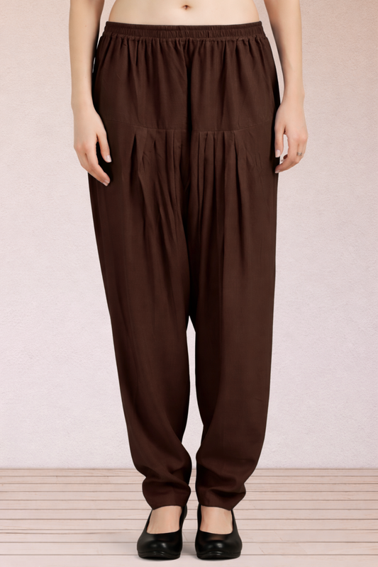 Coffee Easy Fit Rayon Salwar