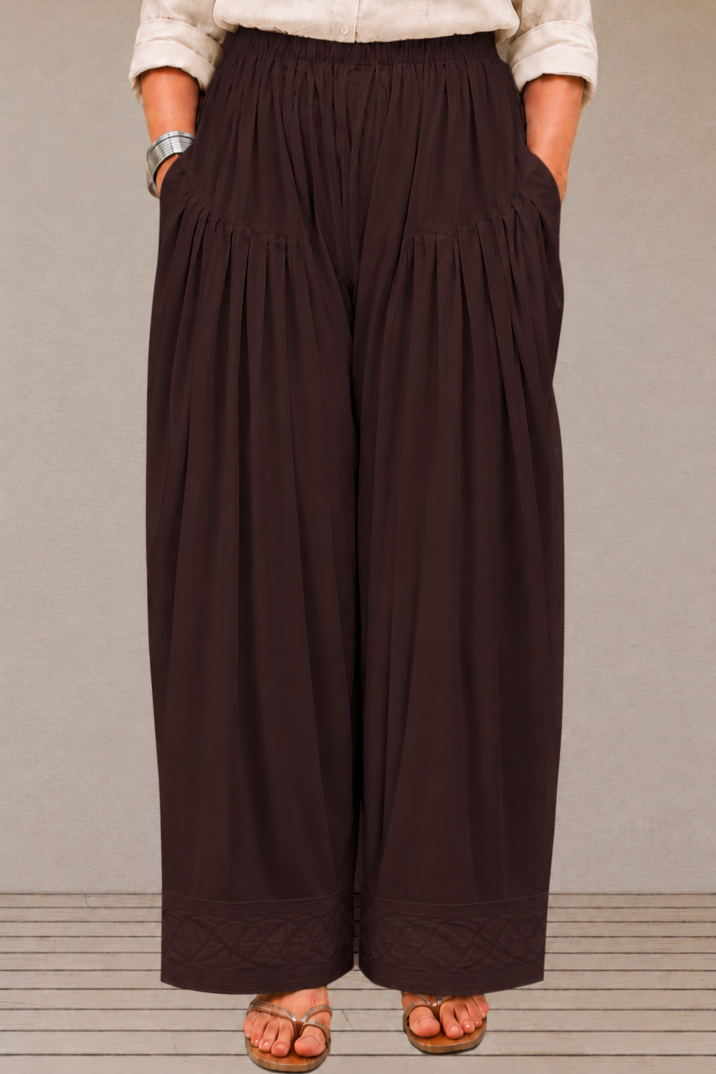 Coffee Rayon Farshi Salwar