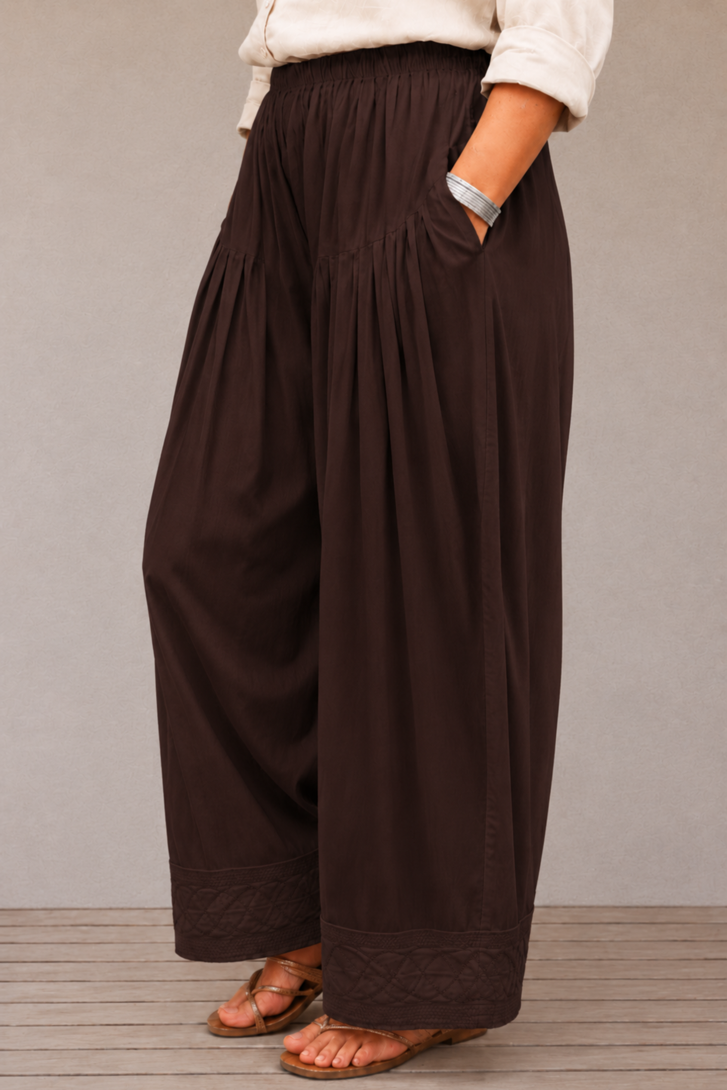 Coffee Rayon Farshi Salwar