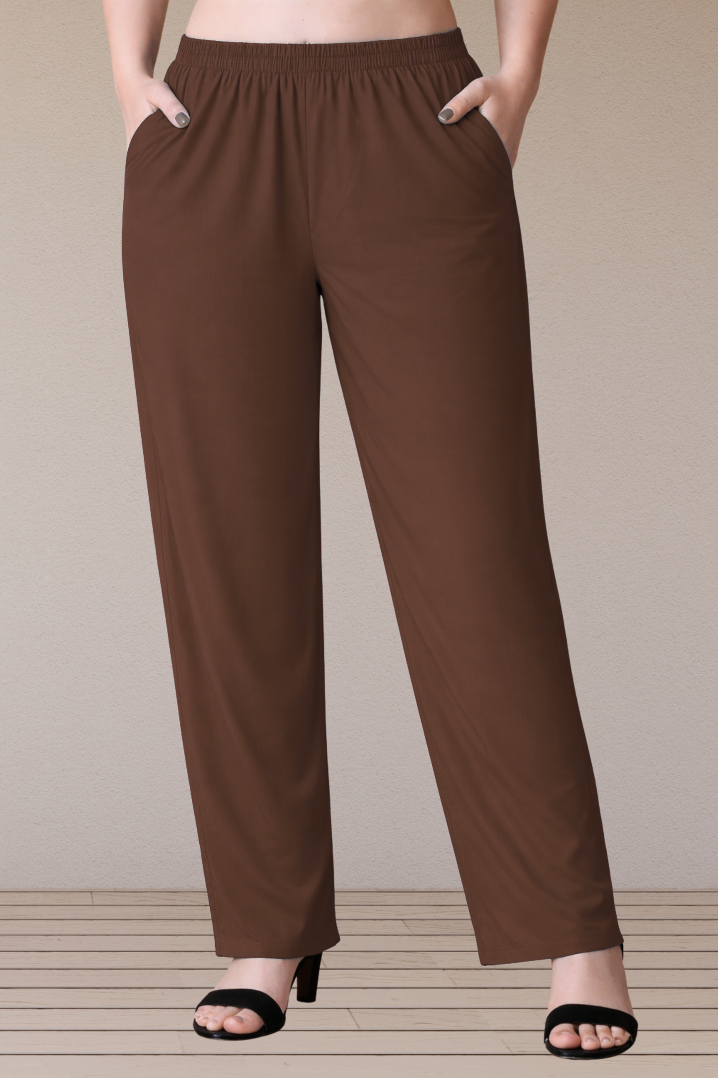 Coffee Rayon Kurti Pant
