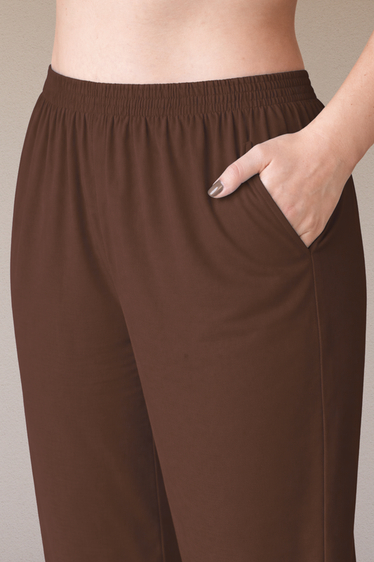 Coffee Rayon Kurti Pant