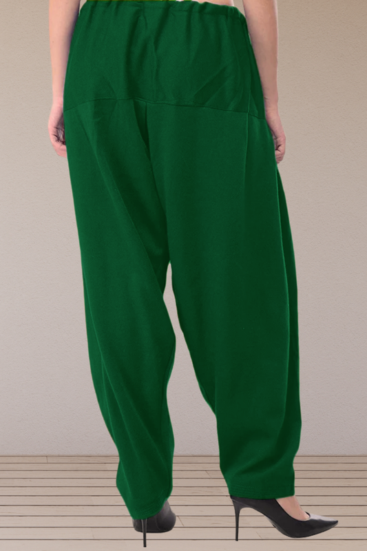 Dark Green Woollen Cashmilon Salwar