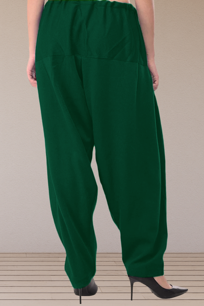 Bottle Green Woollen Cashmilon Salwar