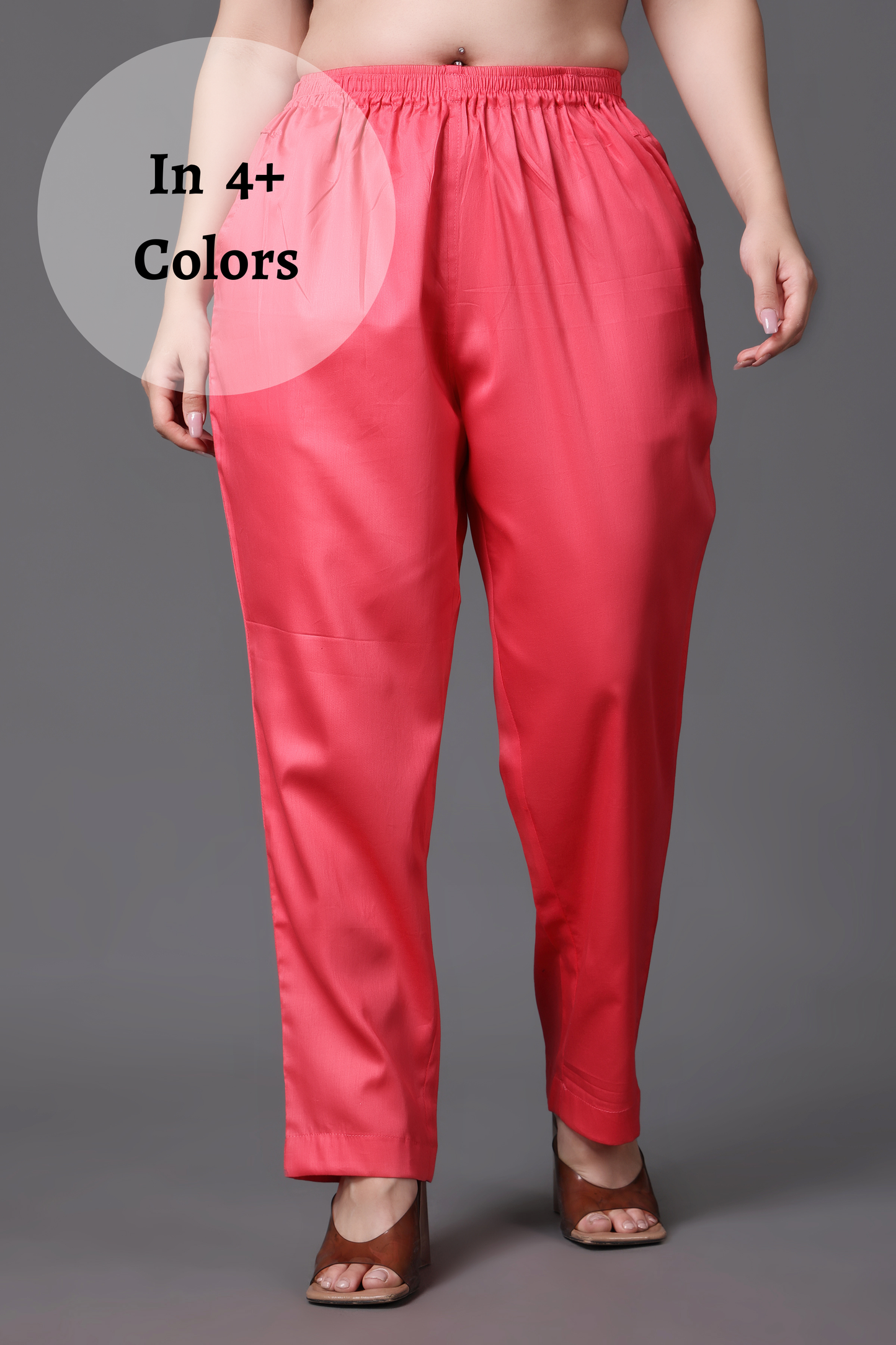 Cotton Metallic Pant Palazzo