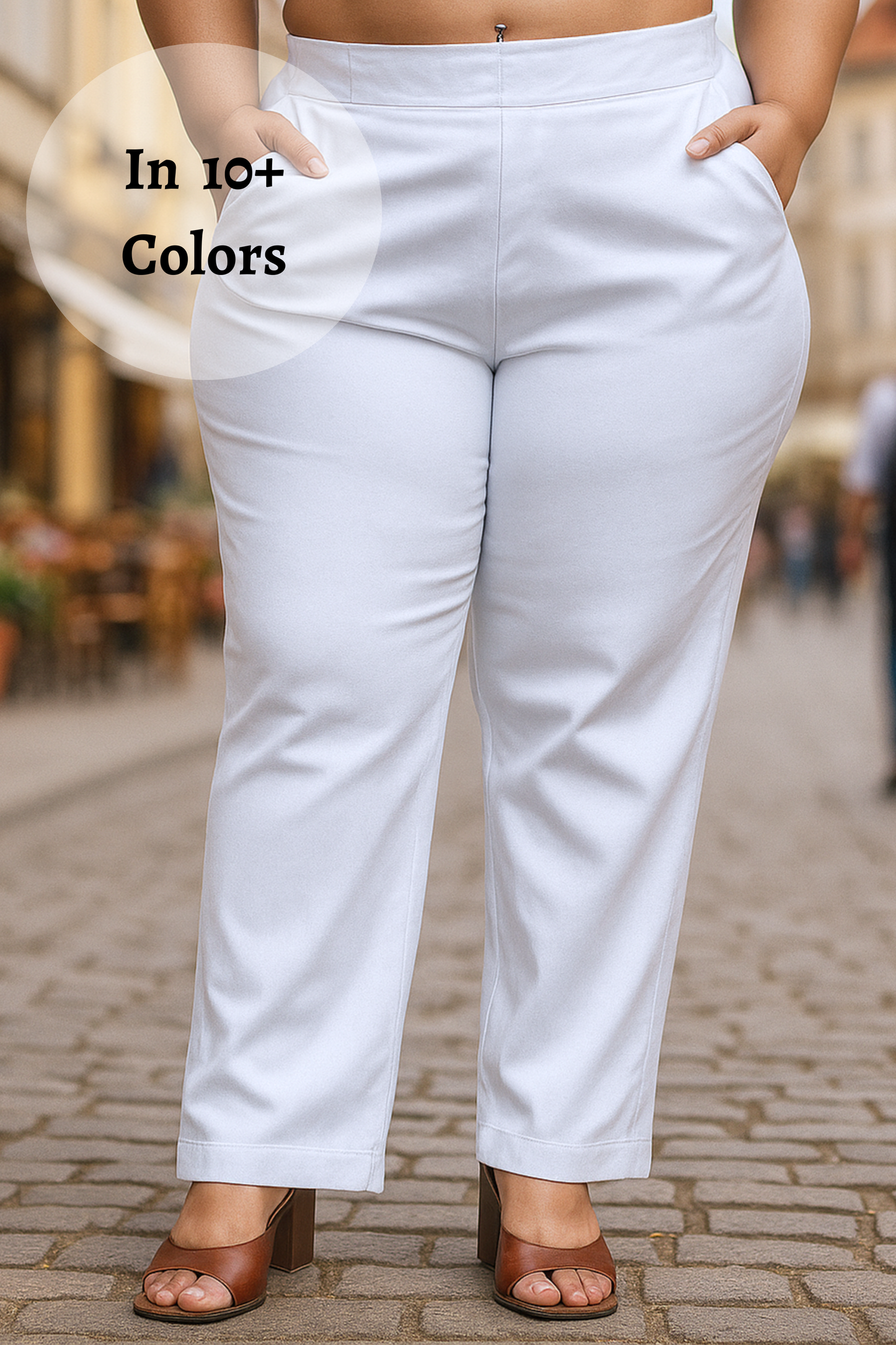 Apella Lycra Slub Pants