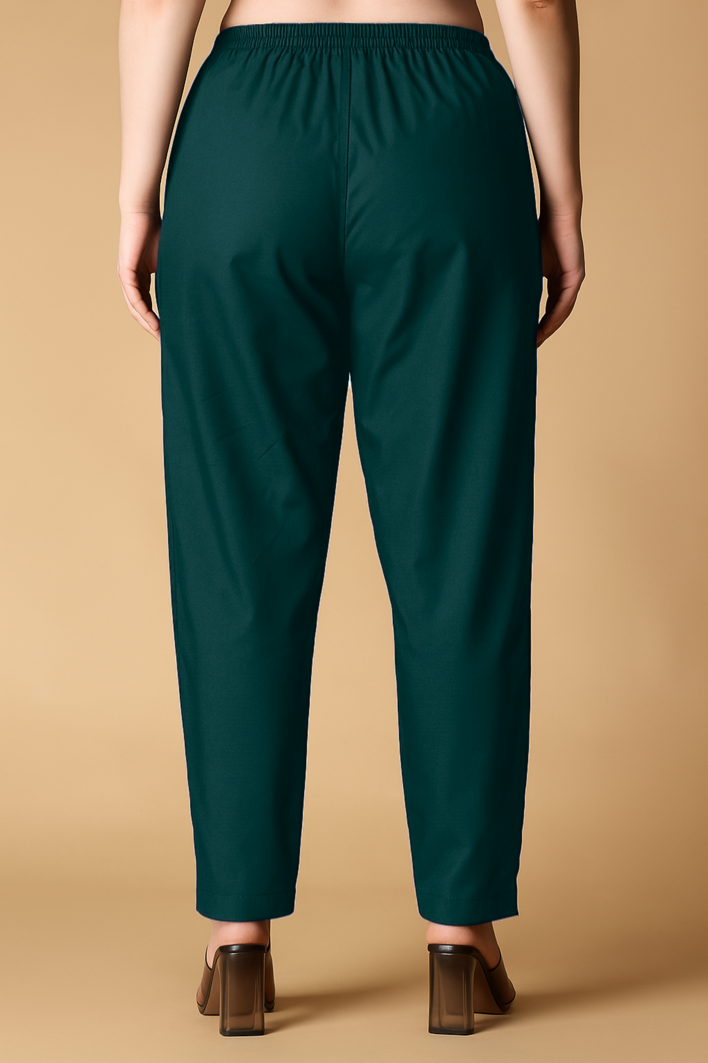 Peacock Green Cotton Kurti Pant