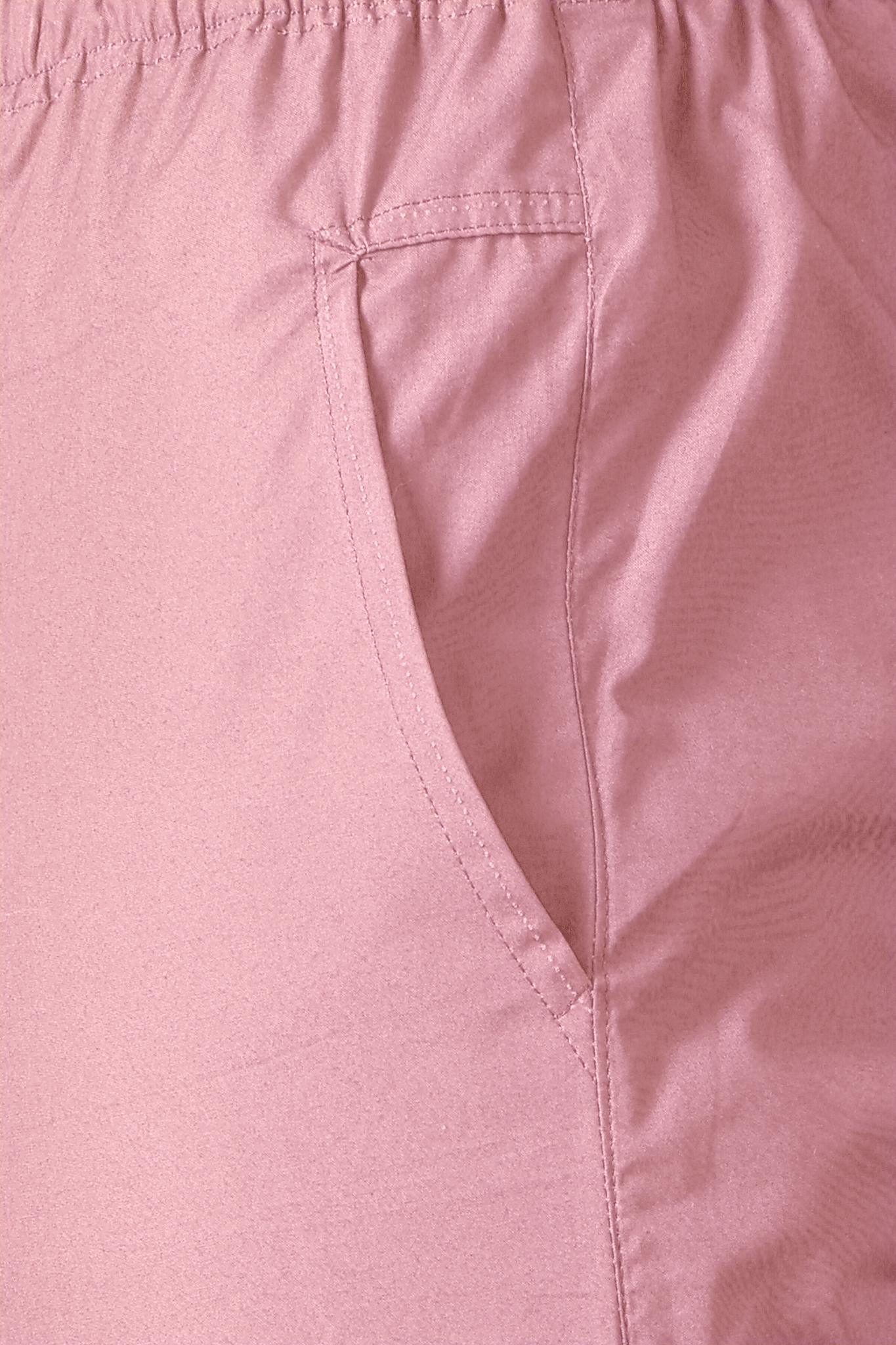 Baby Pink Cotton Shorts