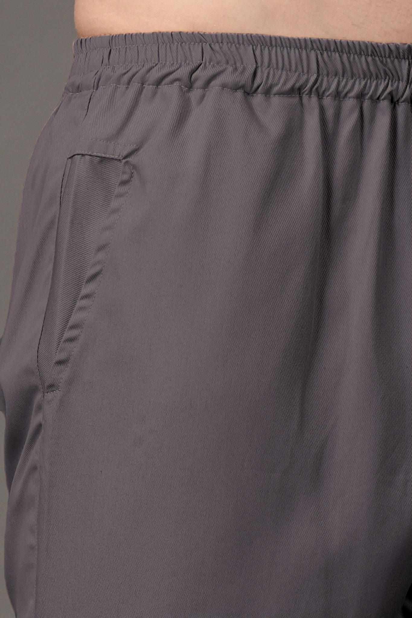 Bubble Grey Cotton Shorts