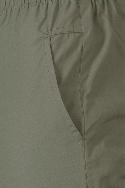 Earthy Brown Cotton Shorts