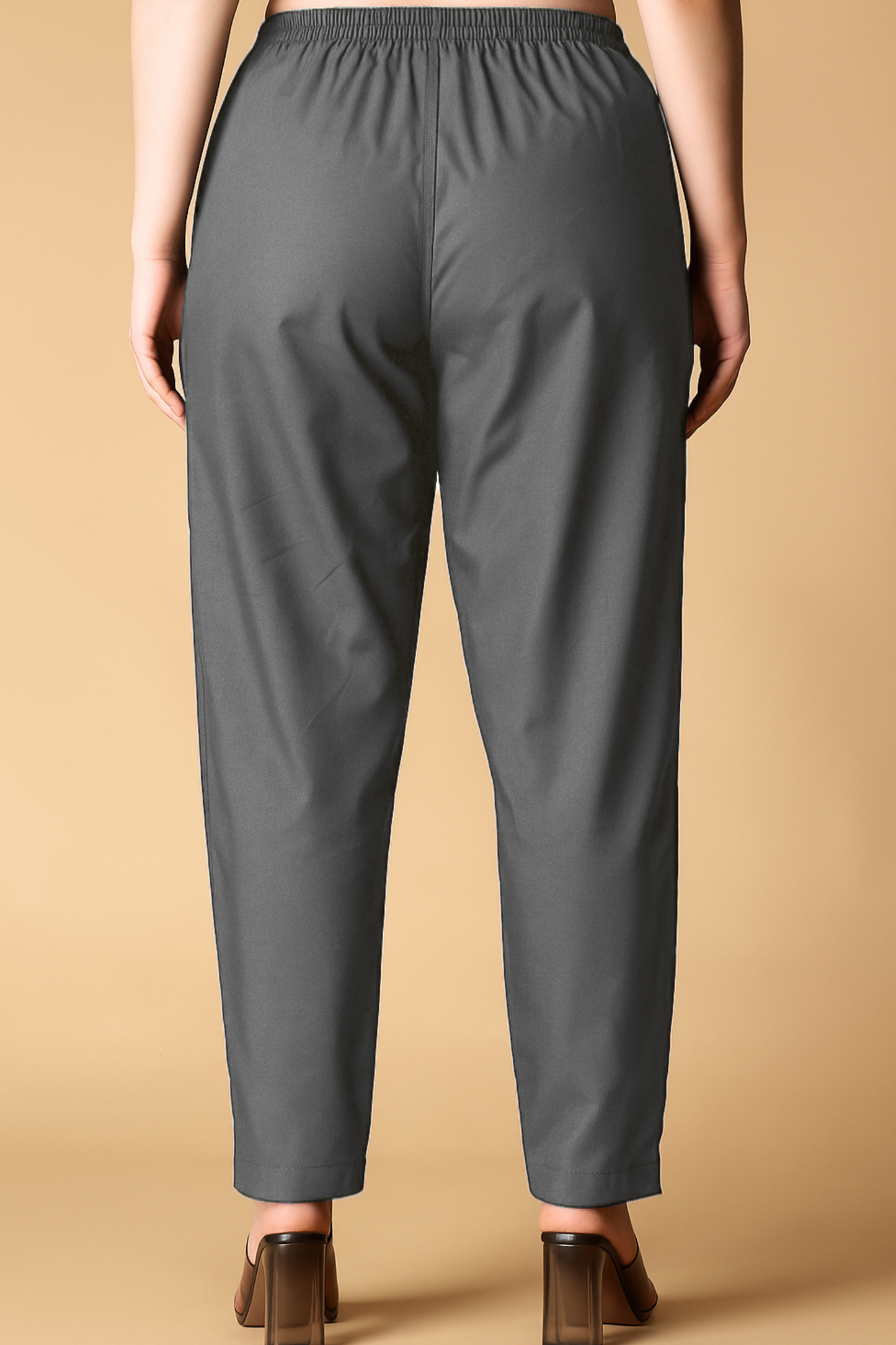 Dark Grey Cotton Kurti Pant