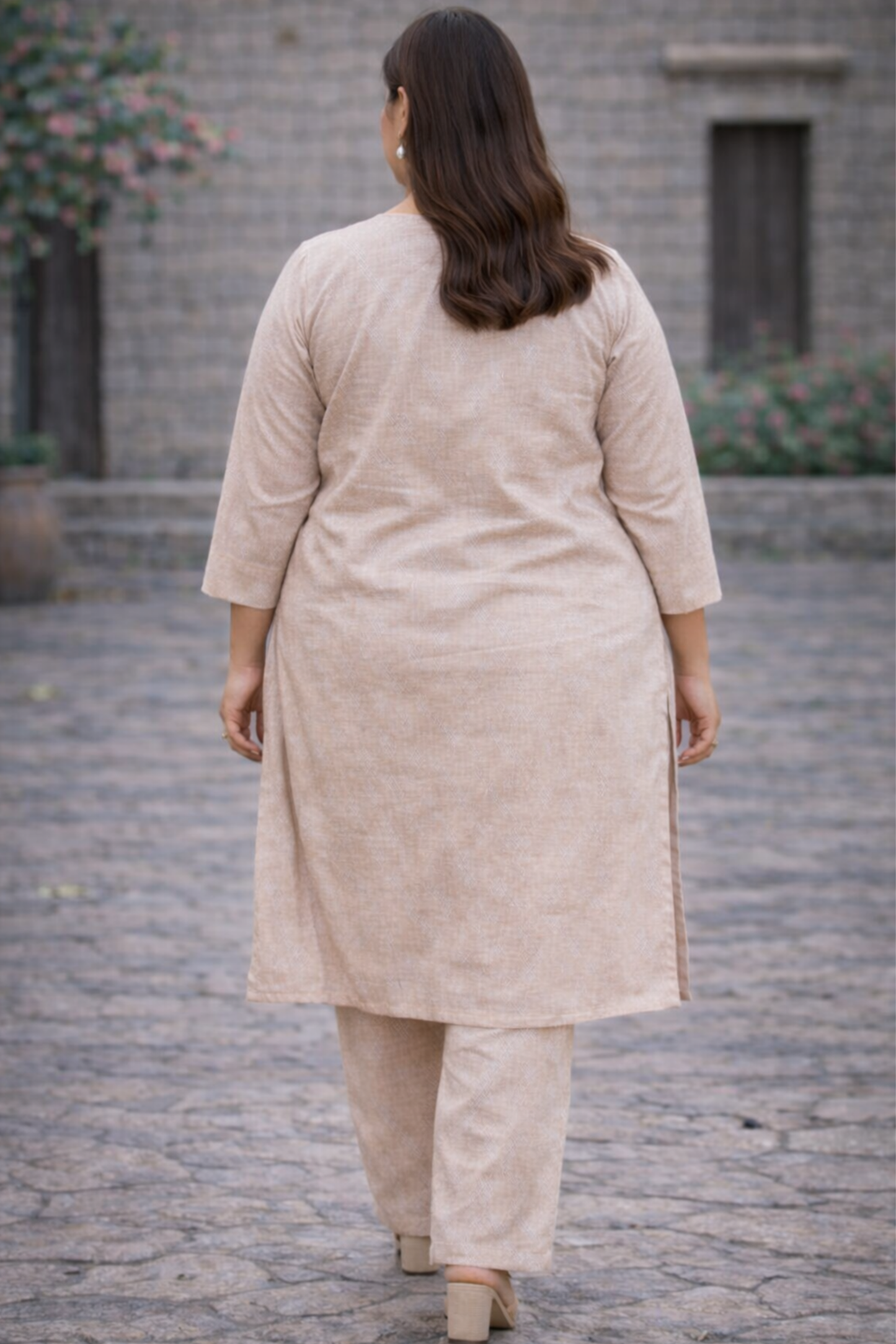 Creamy Rose Co-ord Suit Set