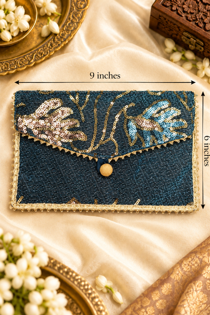 Crystal Royale Handcrafted Shagun Envelope