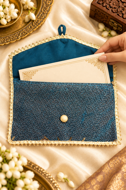 Crystal Royale Handcrafted Shagun Envelope