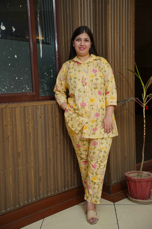Buy Plus Size ​Tinker Bell Modal Co-ord Set At Apella | Sizes XS to 10 XL | India | Free Delivery | Customized