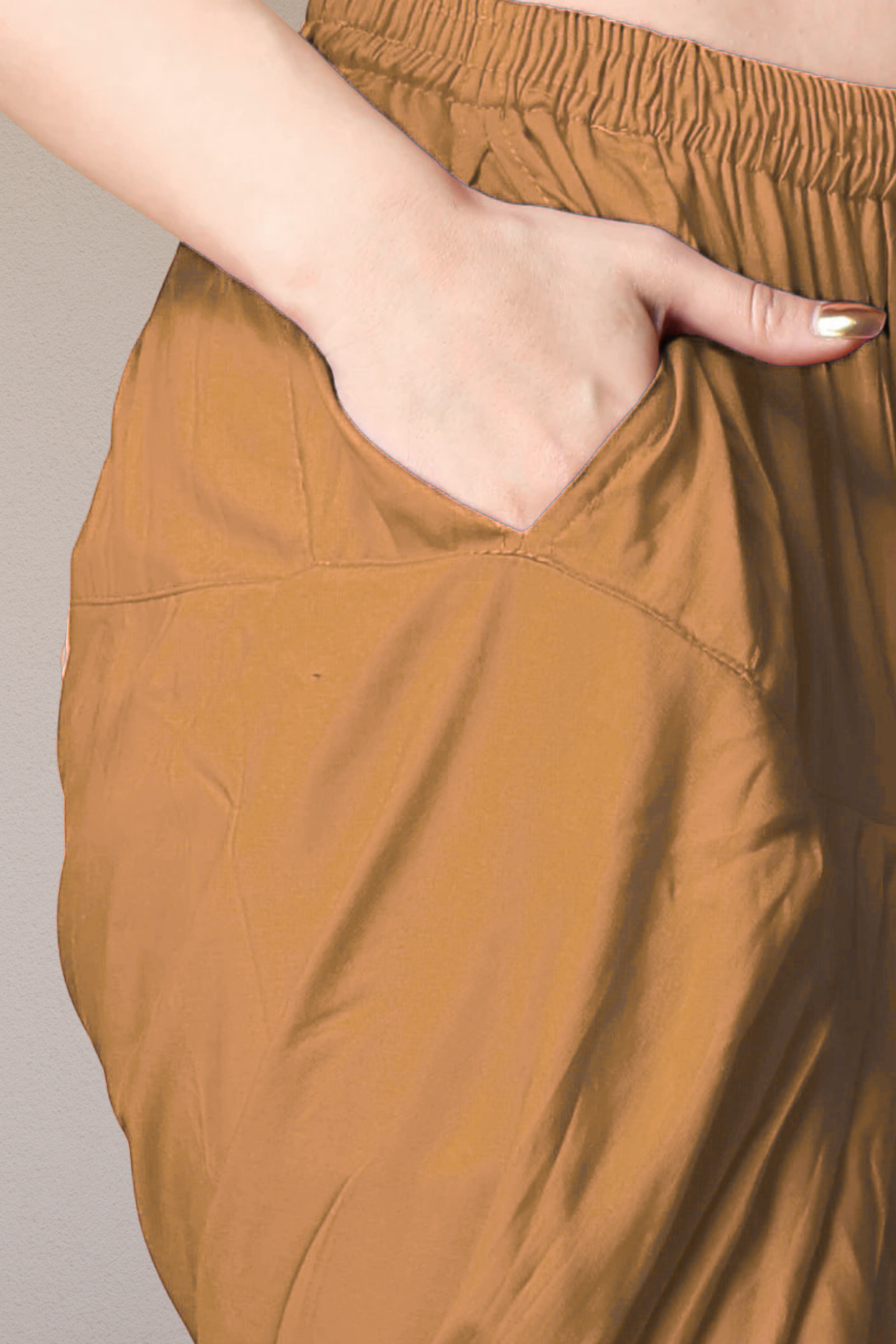 Khaki Rayon Patiala Salwar