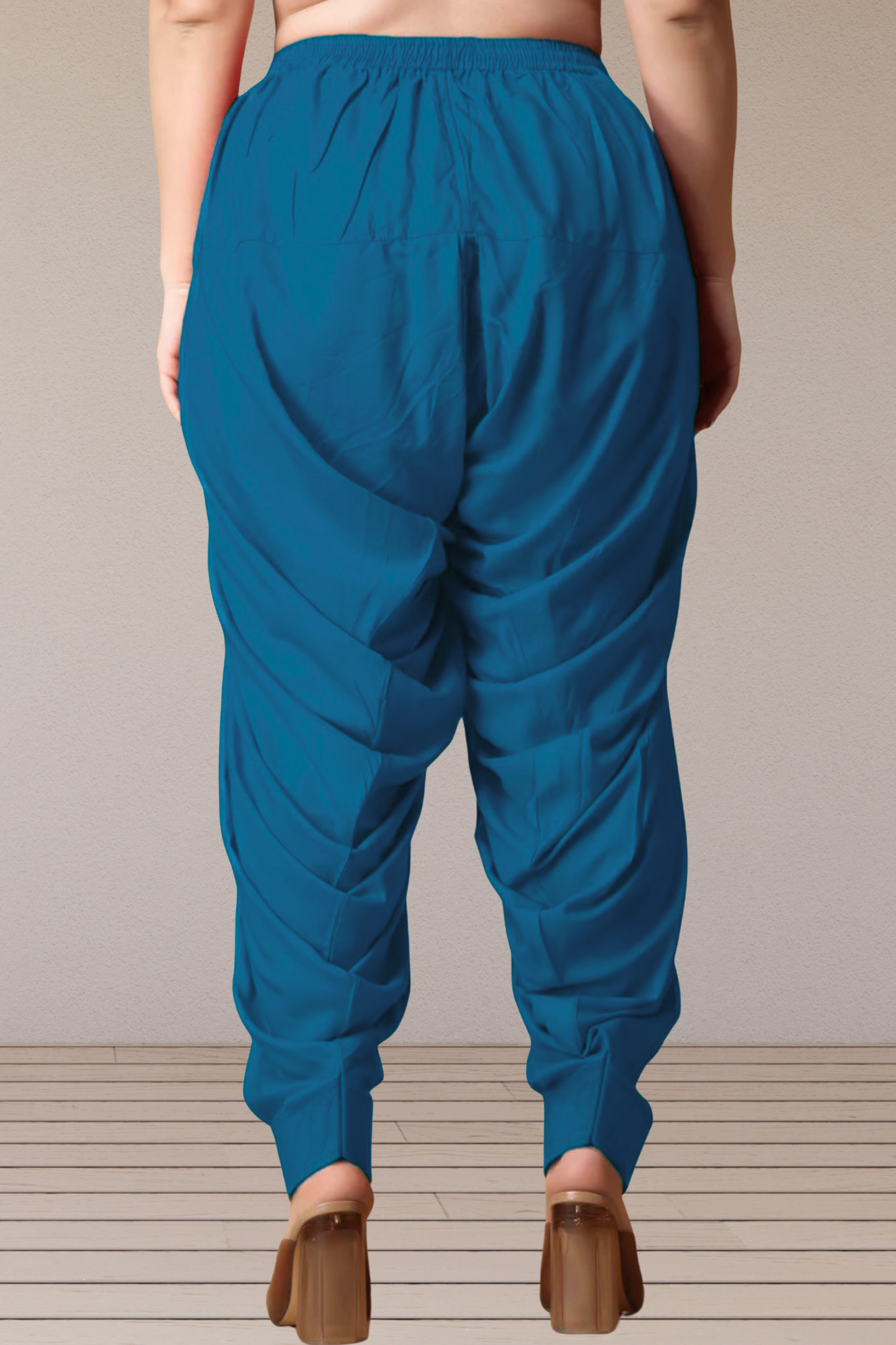 Teal Rayon Patiala Salwar