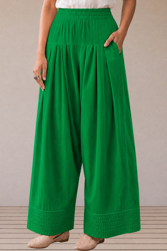 Light Green Cotton Farshi Salwar