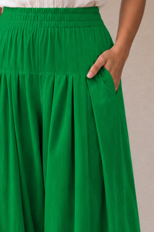Light Green Cotton Farshi Salwar