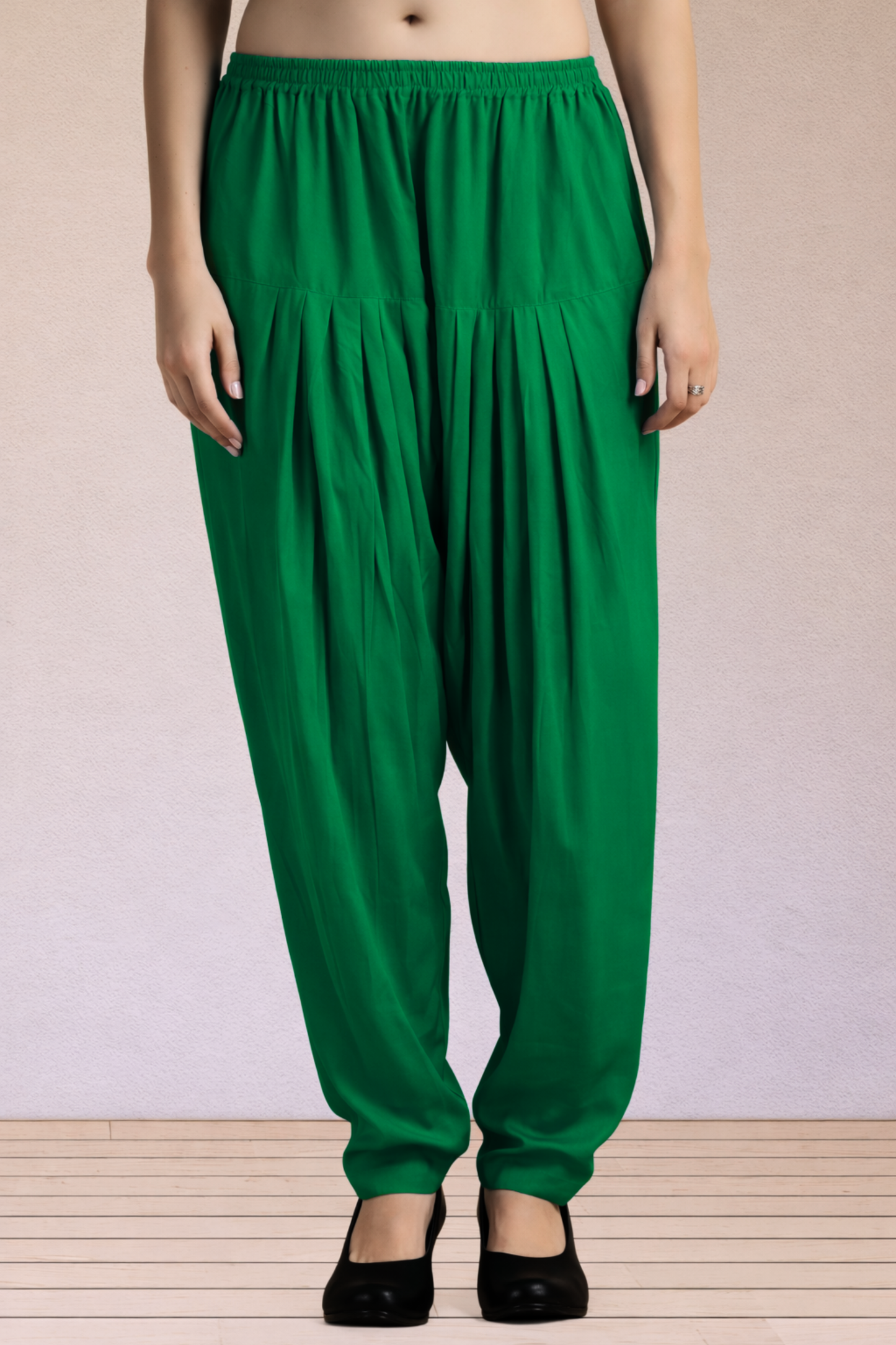 Dark Green Easy Fit Rayon Salwar