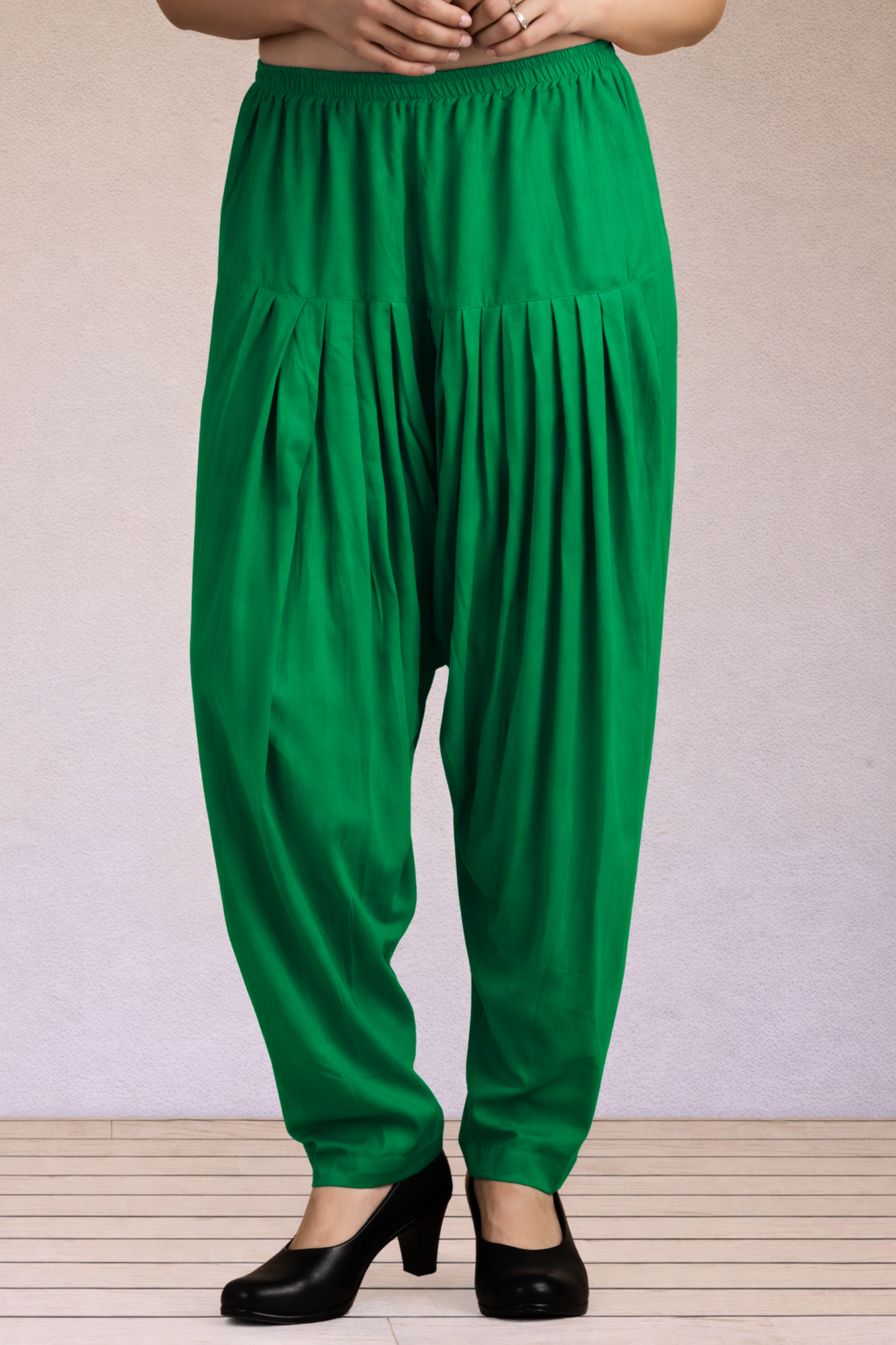 Dark Green Easy Fit Rayon Salwar