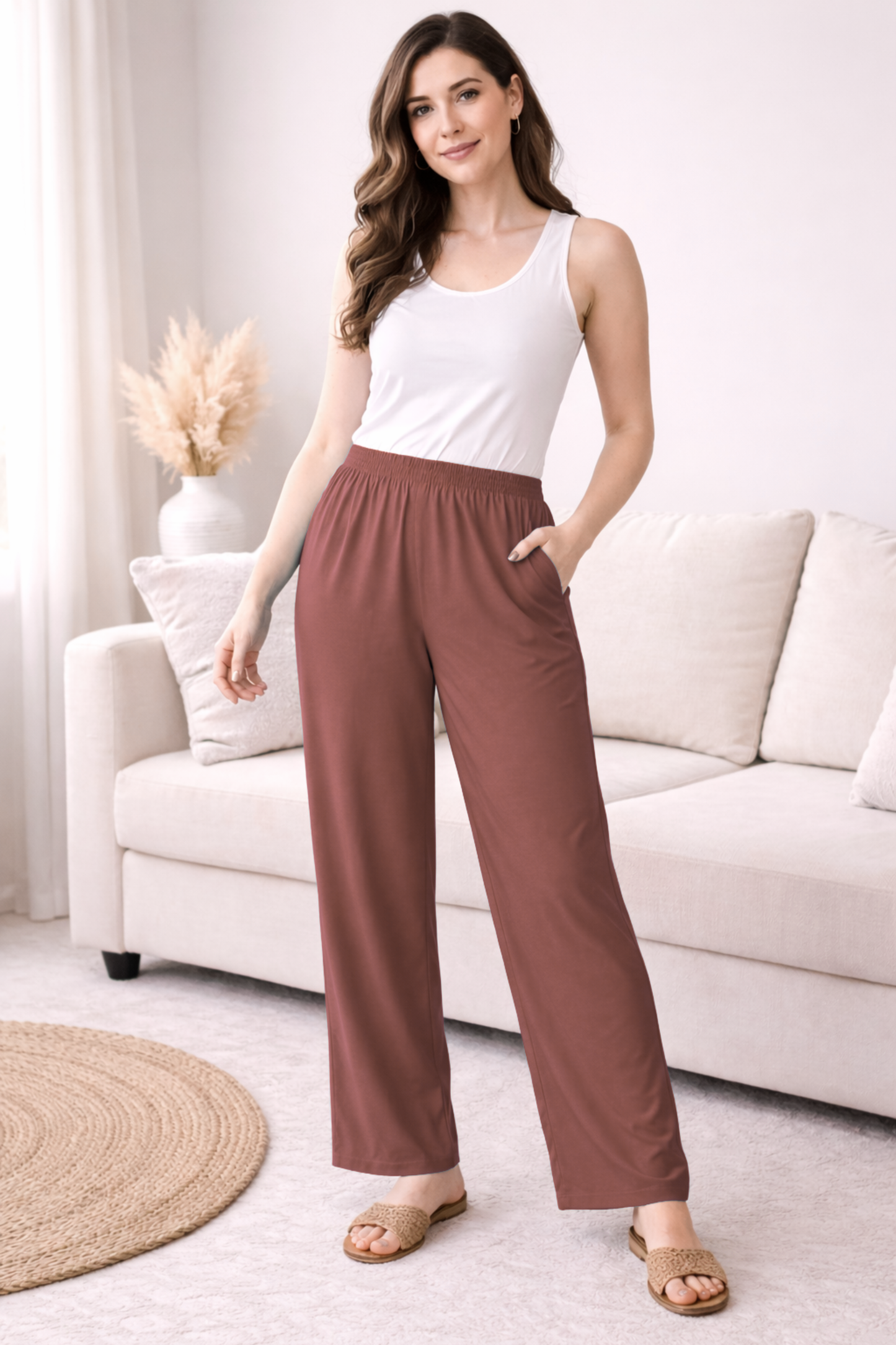 Dark Onion Rayon Kurti Pant