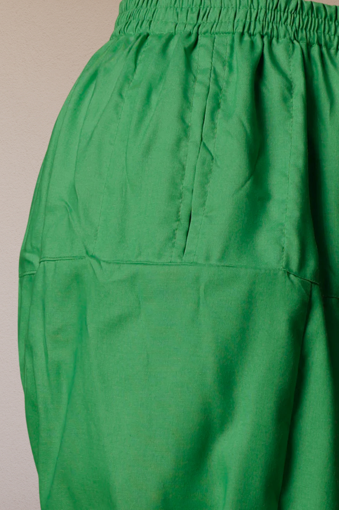 Dark Green Rayon Pleated Salwar