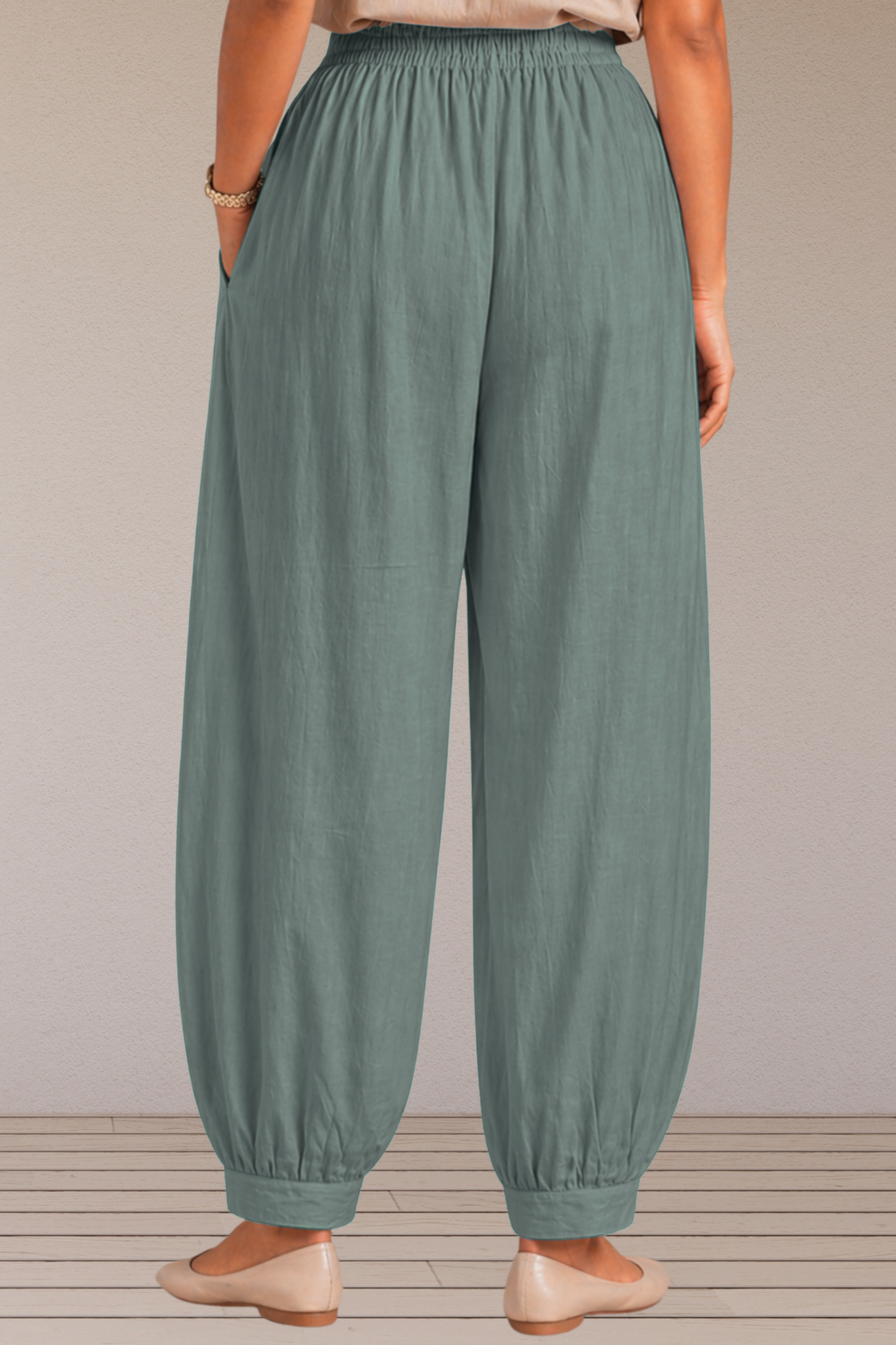 Dark Grey Cotton Afghani Pants