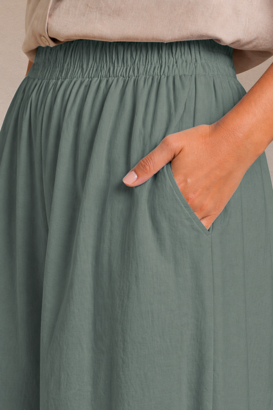 Dark Grey Cotton Afghani Pants