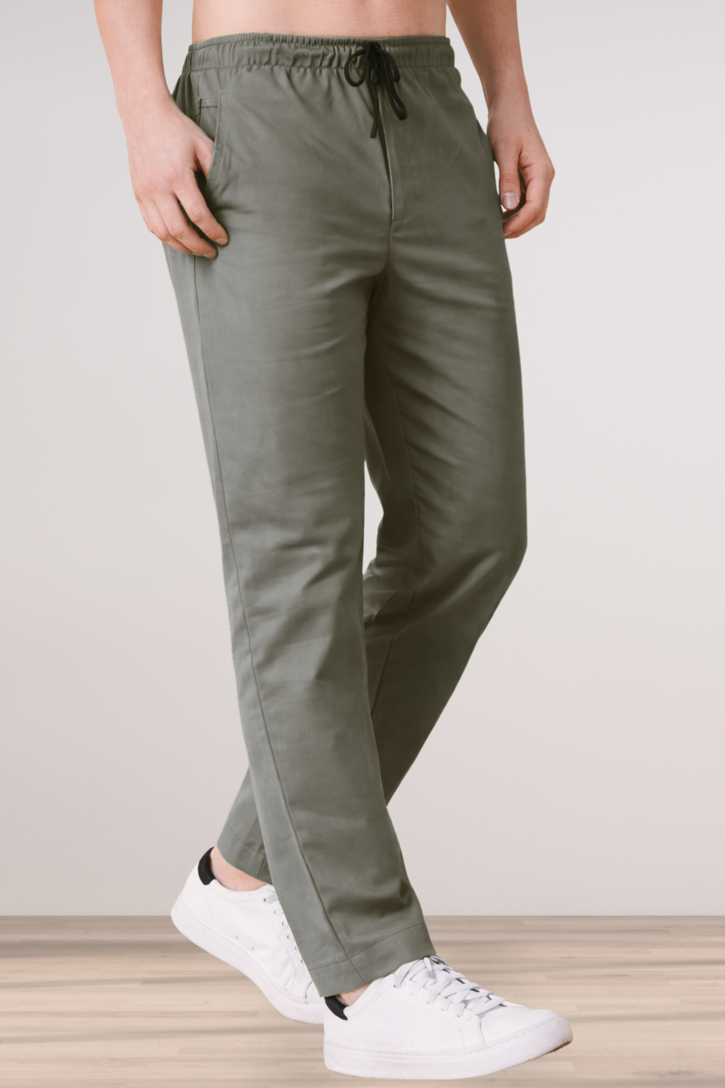 Dark Grey Cotton Cargo