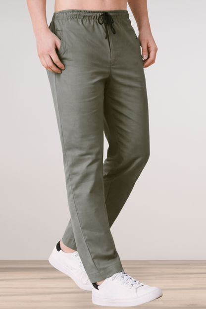 Dark Grey Cotton Cargo