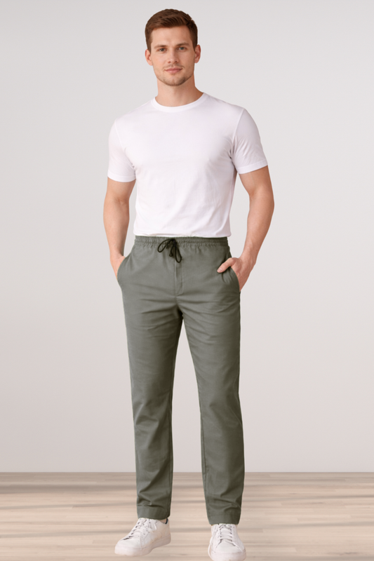 Dark Grey Cotton Cargo