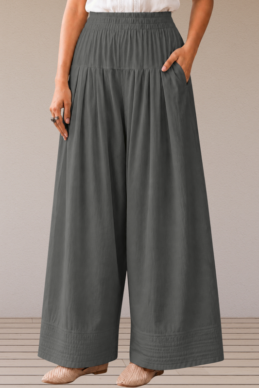 Dark Grey Cotton Farshi Salwar