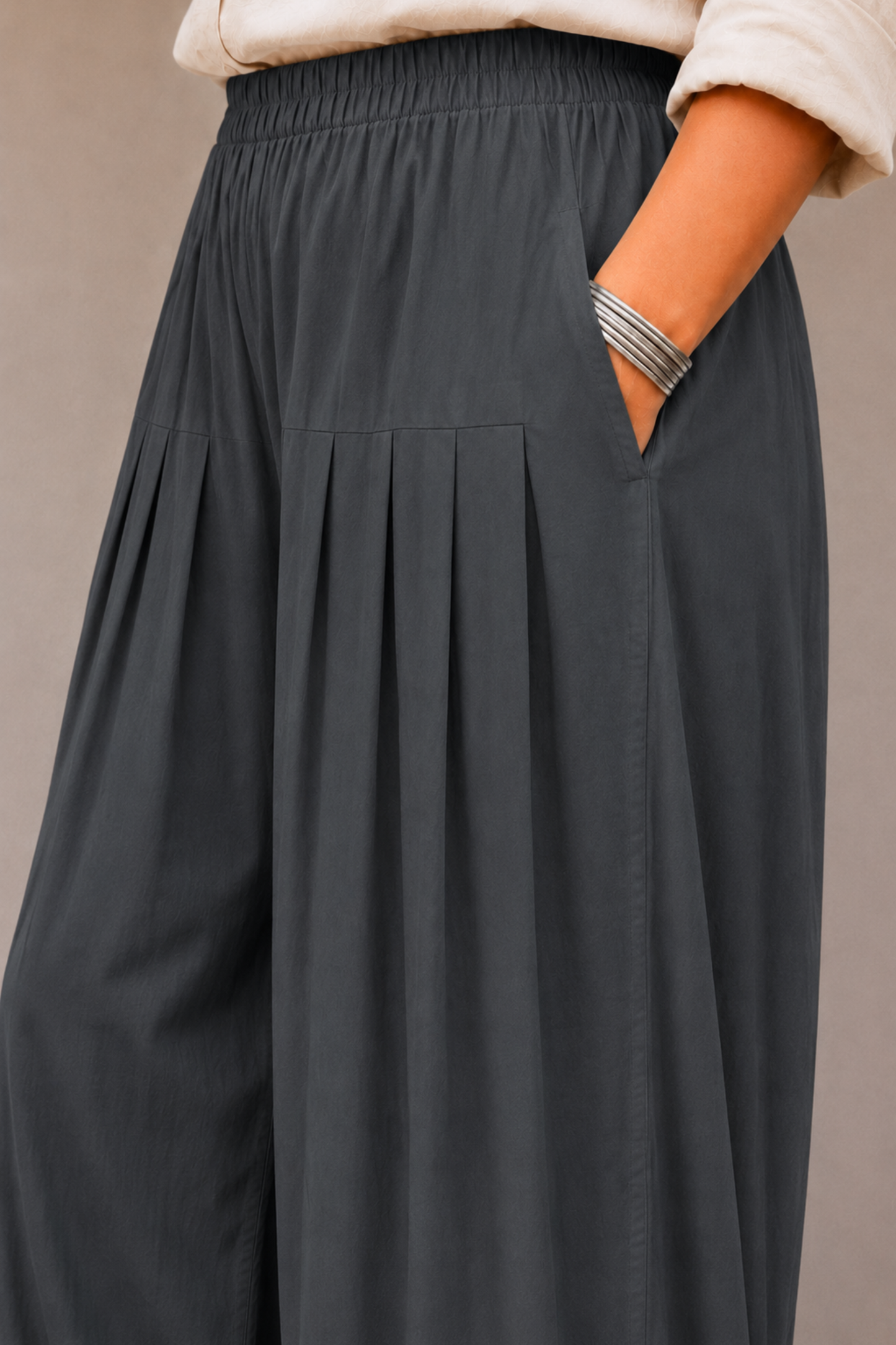 Dark Grey Rayon Farshi Salwar