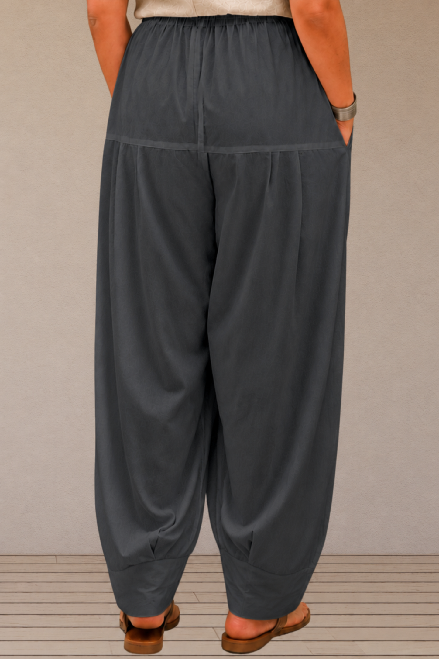 Dark Grey Rayon Farshi Salwar