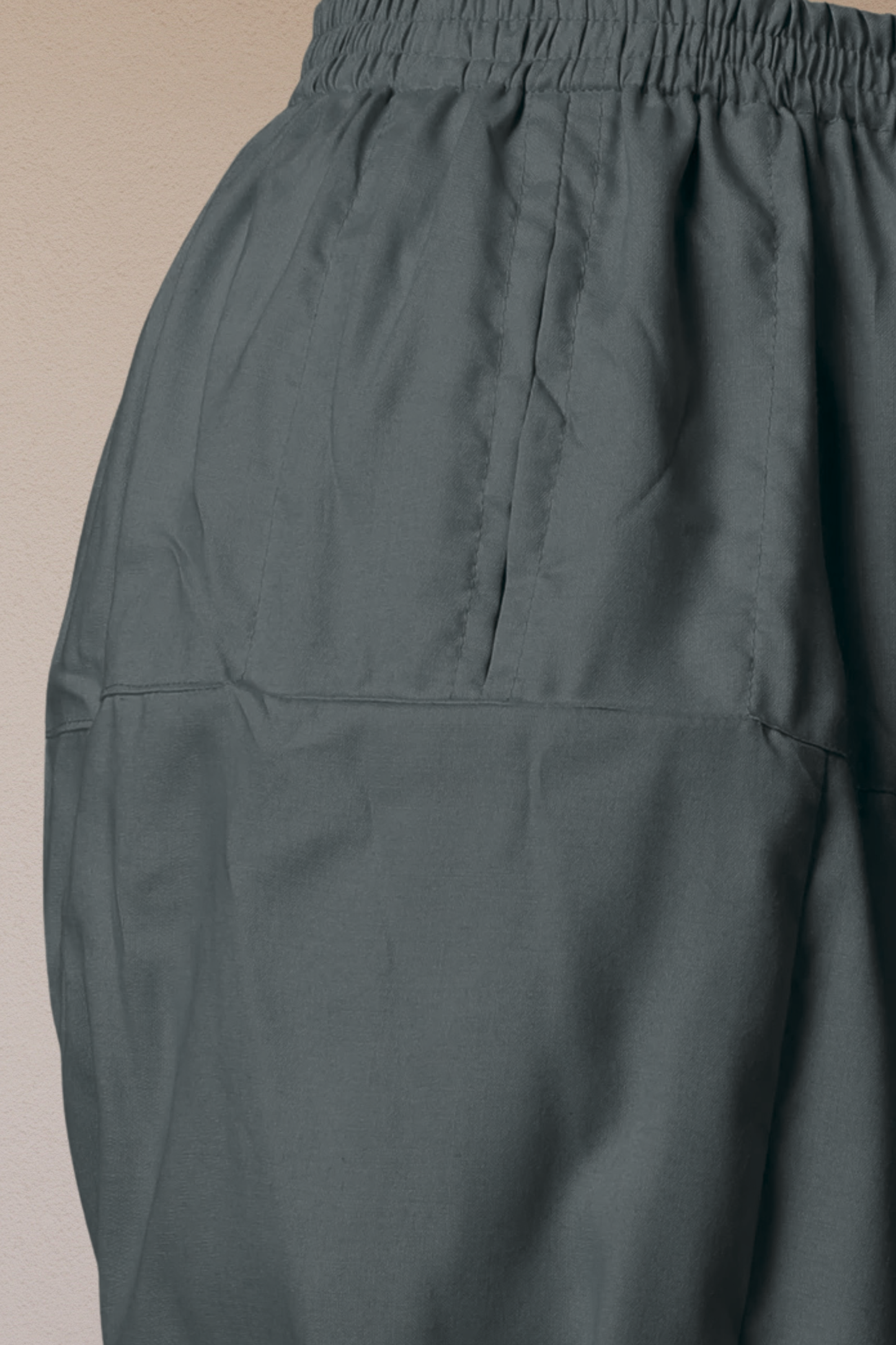 Dark Grey Rayon Pleated Salwar