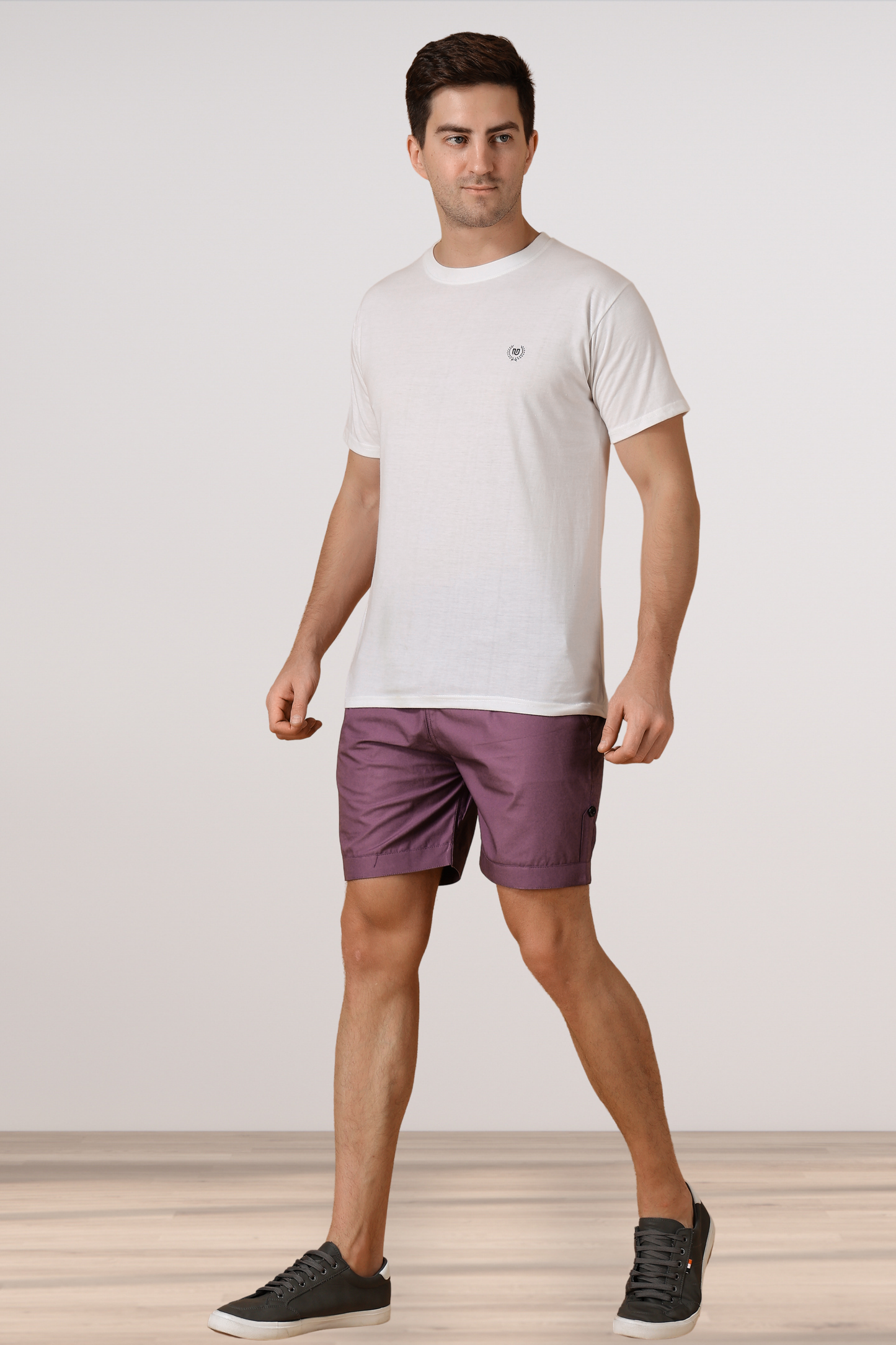 Dark Onion Cotton Shorts