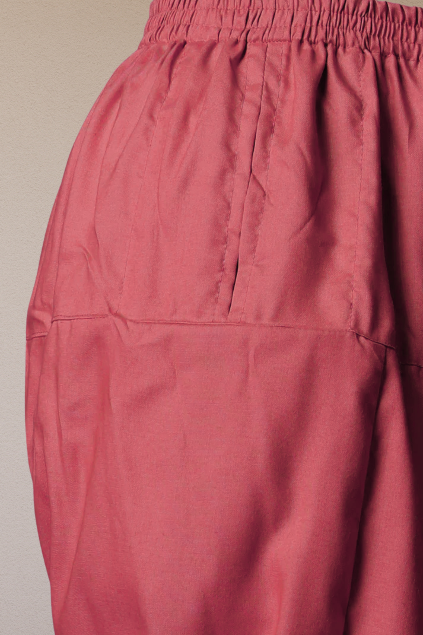 Dark Onion Rayon Pleated Salwar