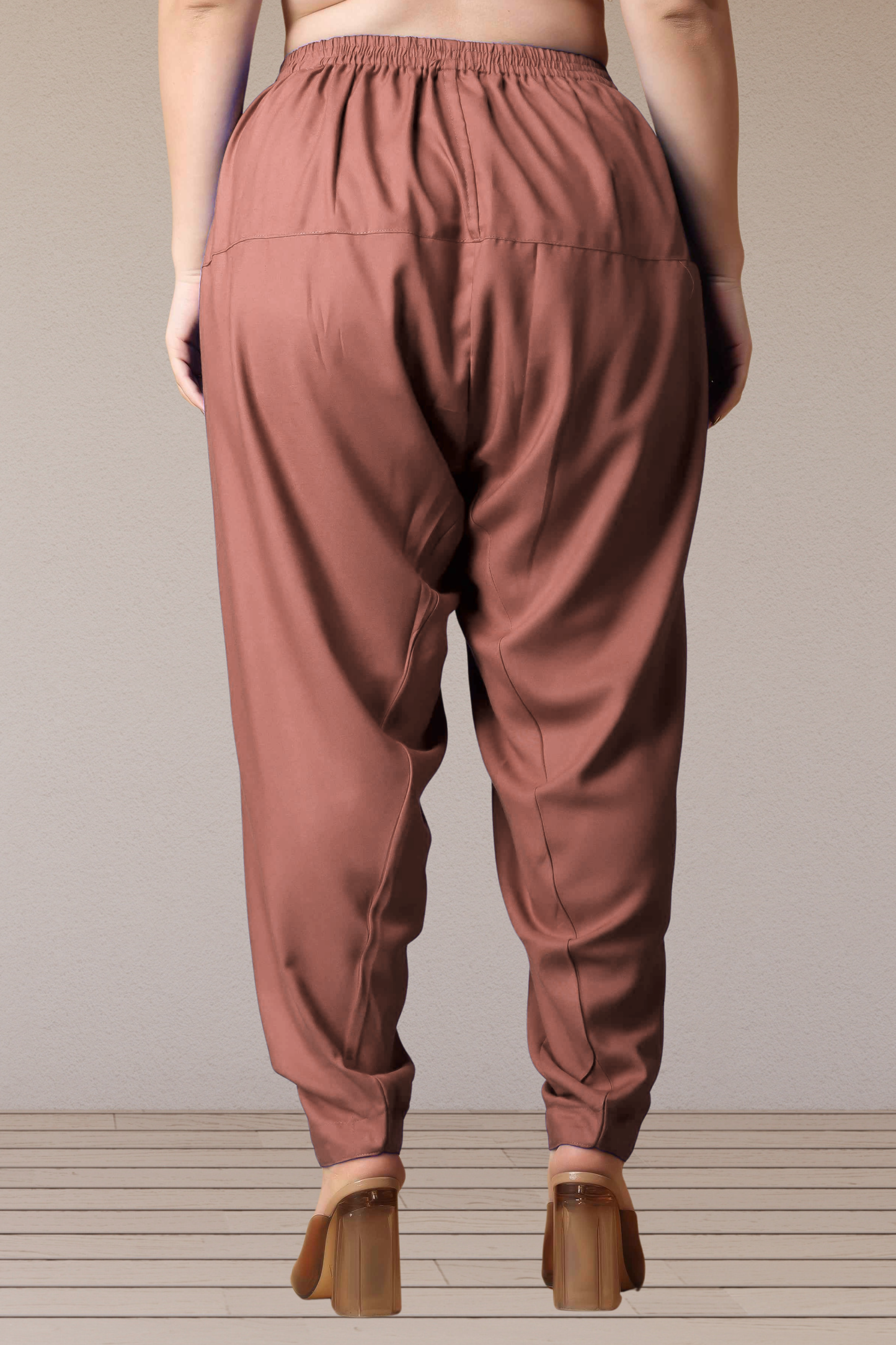 Dark Onion Straight Rayon Salwar Pants